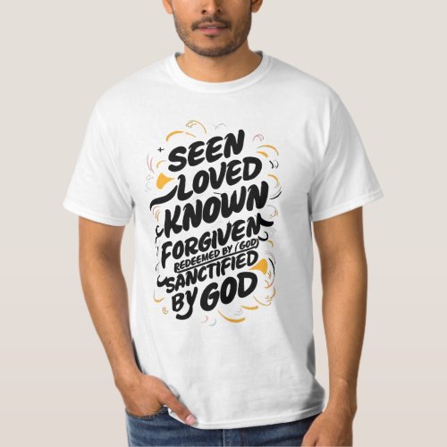 Divine Embrace A Message of Faith and Redemption T_Shirt