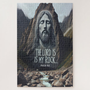 Divine Encounter: Jesus on Mountain Jigsaw Puzzle