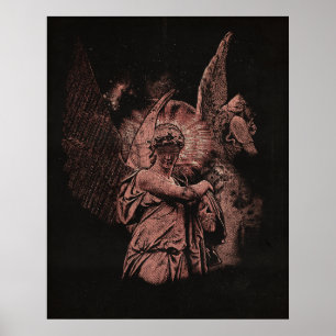 Divine Error - Techno-Goth Streetwear Design Poster