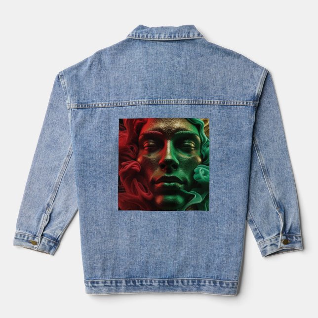 Divine Essence Denim Jacket (Back)