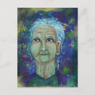 Divine Feminine Auntie Ebb Postcard