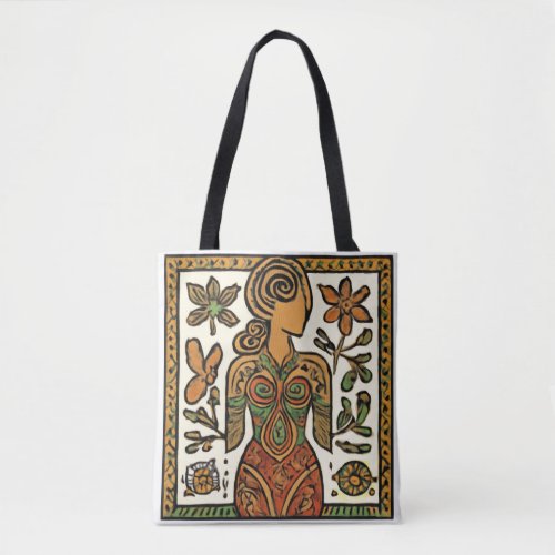 Divine Feminine Earth Goddess Tote Bag