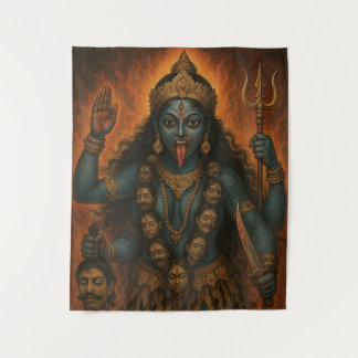 Divine Feminine Kali Goddess Tapestry