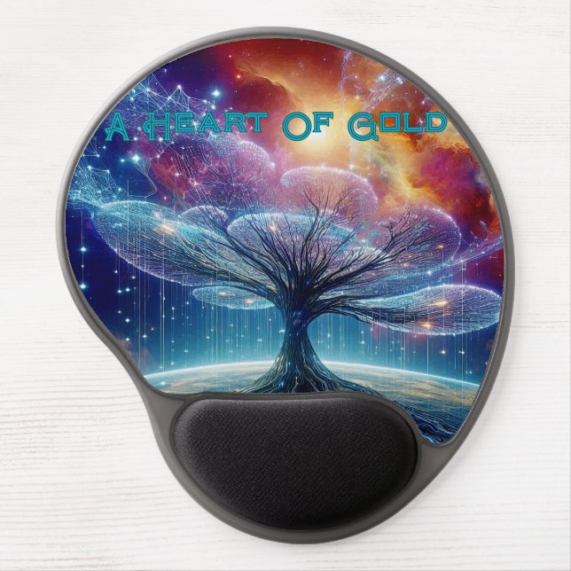 Divine Flower Gel Mouse Pad (Front)