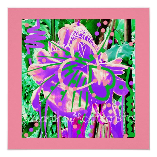 Divine Flower Great Love Glossy Poster (Front)