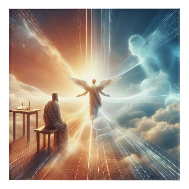 Divine Forgiveness - Celestial Embrace Acrylic Print (Front)