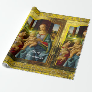 Divine Glory Christmas Personalize Wrapping Paper