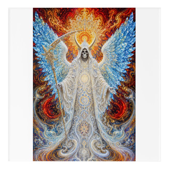 Divine Grim Reaper Acrylic Print (Front)