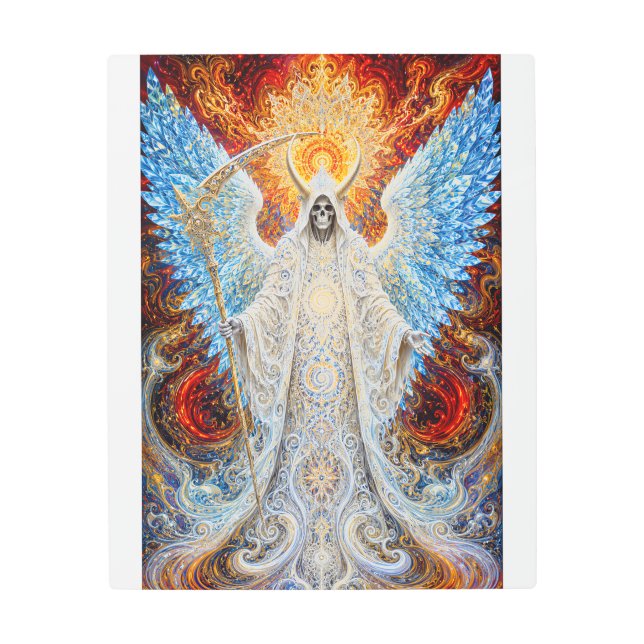 Divine Grim Reaper Metal Print (Front)