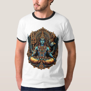 Divine Guardian: Vishnu and Garuda" T-Shirt