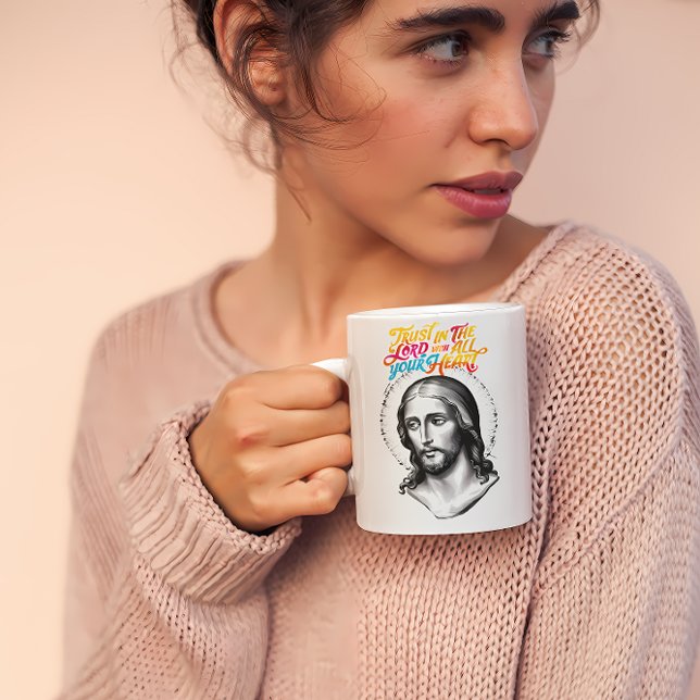 Divine Guidance: Trust in the Lord Coffee Mug (Creator Uploaded)