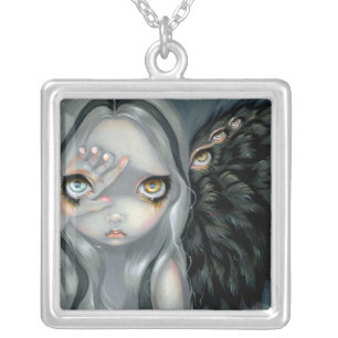 Divine Hand NECKLACE gothic angel fairy