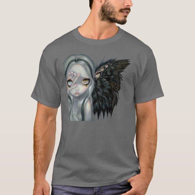 Divine Hand SHIRT gothic surrealism angel (Front)
