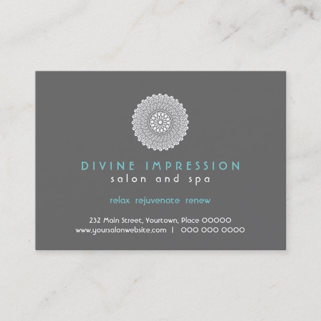 Divine Impression Blue Gift Certificate (Front)
