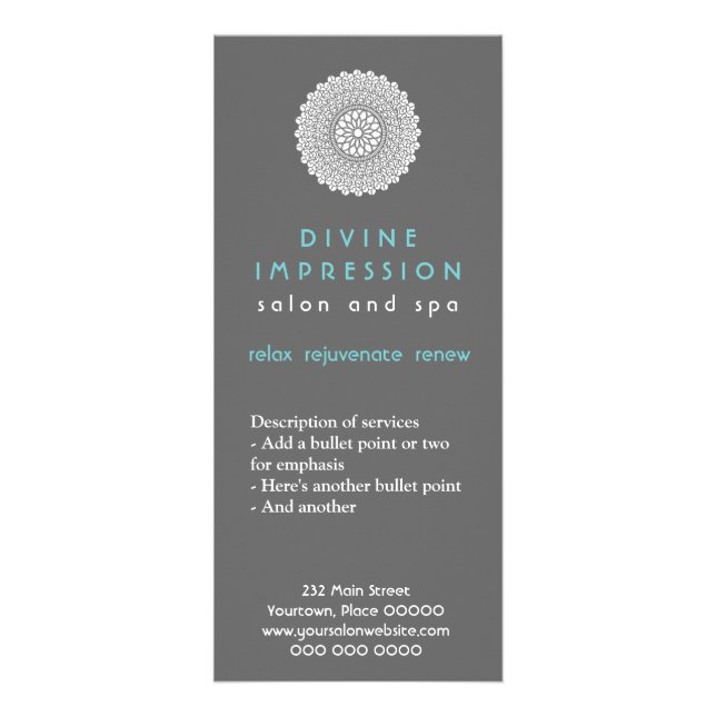 Divine Impression Rack Card (Front)