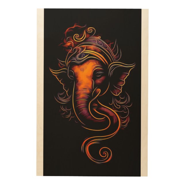 Divine Impressions: Vinayaka Wall Art (Front)