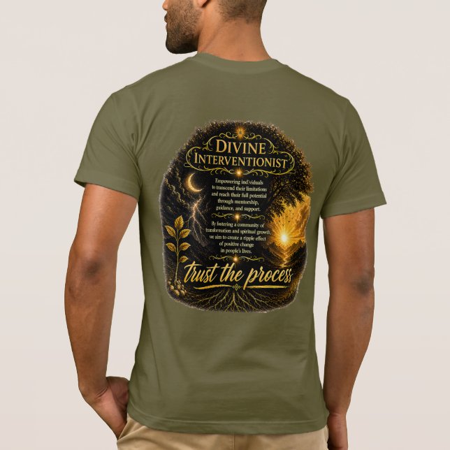 Divine Interventionist  T-Shirt (Back)
