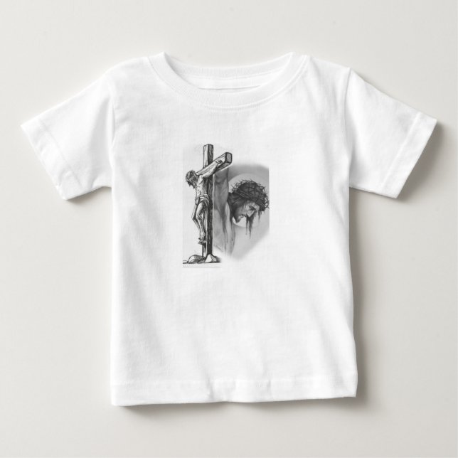 Divine Jesus Painting Baby T-Shirt (Front)