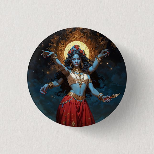Divine Kali Button (Front)