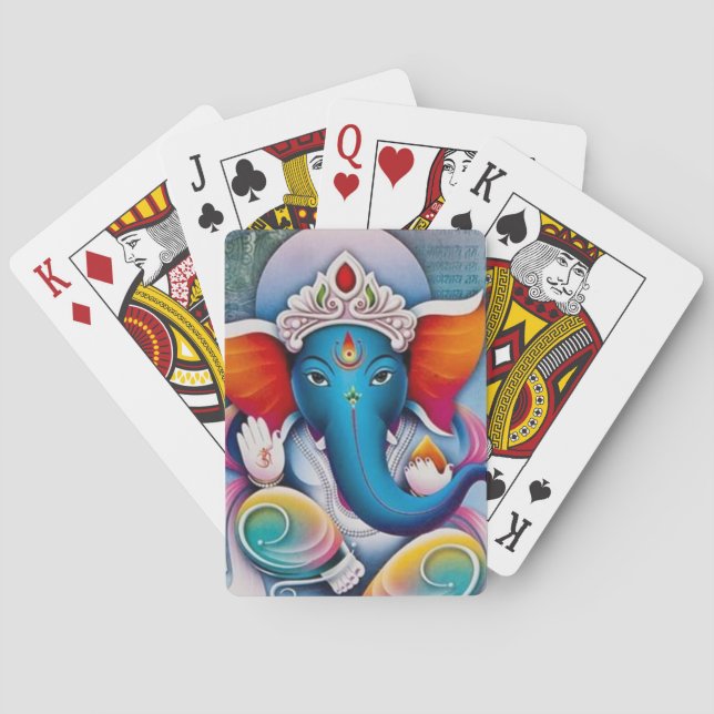 Divine Lord Ganesh Collection Poker Cards (Back)
