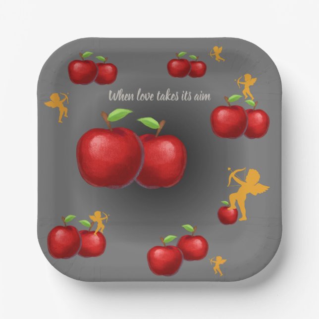 Divine Love Paper Plates (Front)