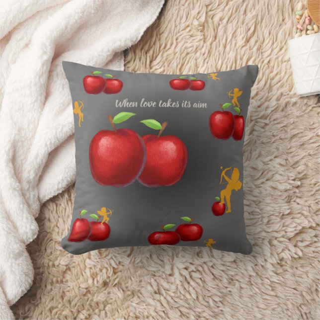 Divine Love Throw Pillow (Blanket)