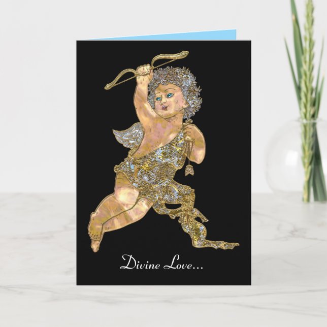 Divine Love Valentine Holiday Card (Front)