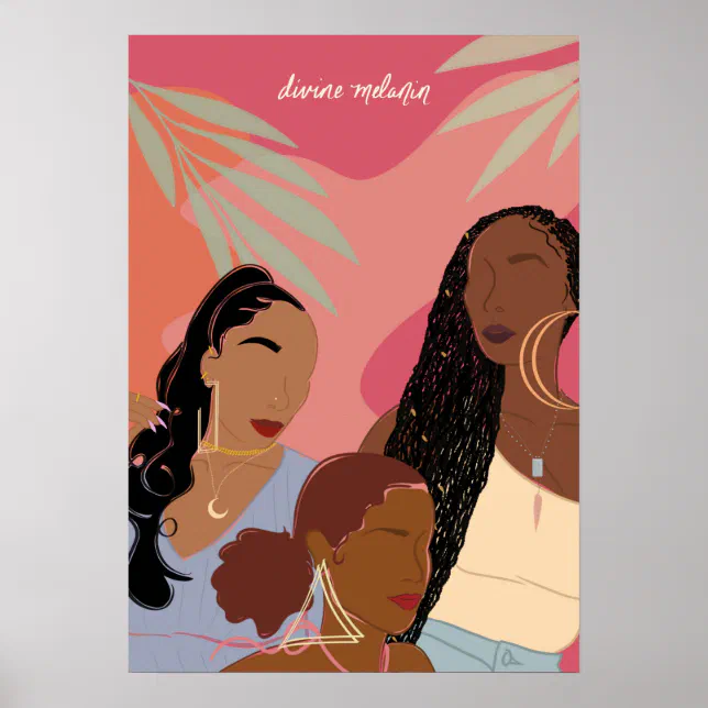 Divine Melanin Poster
