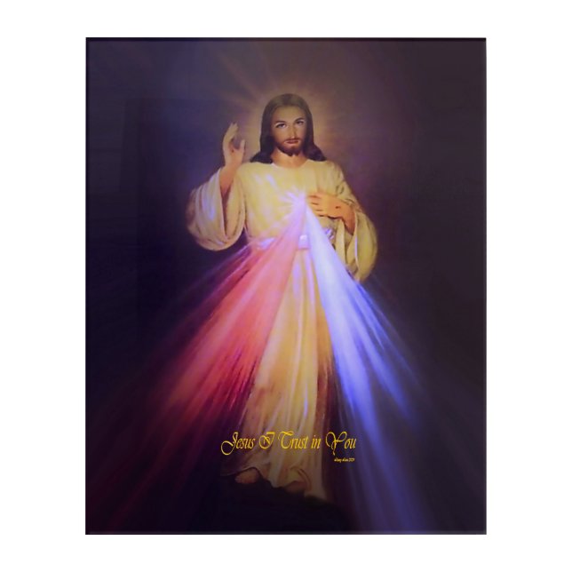 Divine Mercy Acrylic Print (Front)
