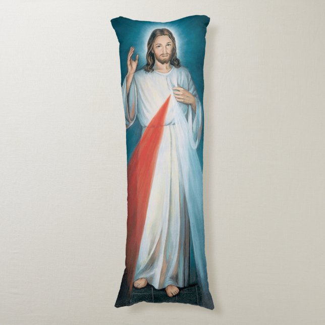 Divine Mercy Body Pillow (Front Vertical)