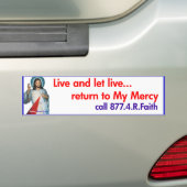 Divine Mercy bumper sticker | Zazzle