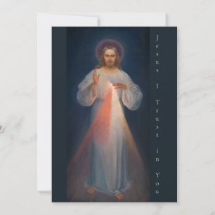 Divine Mercy by Kazimierowski Eugene Invitation