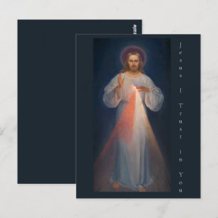 Divine Mercy by Kazimierowski Eugene Postcard