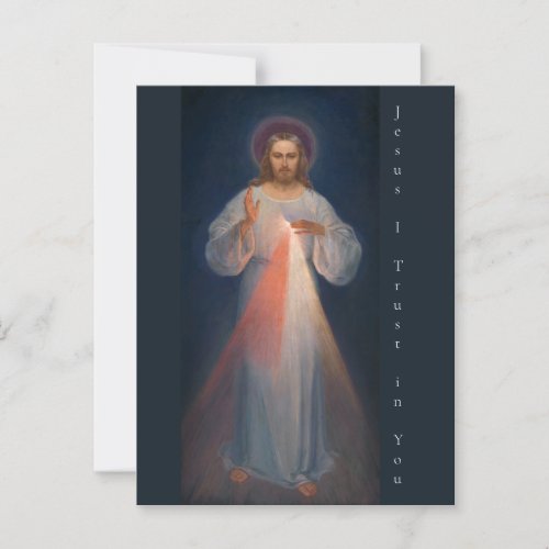 Divine Mercy by Kazimierowski Eugene Postcard
