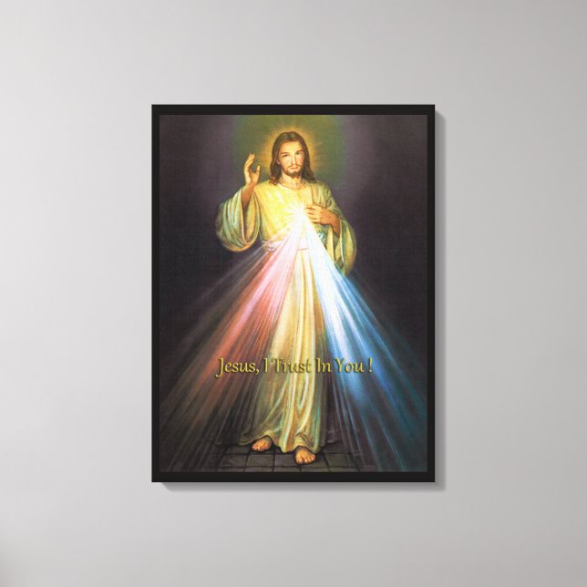 DIVINE MERCY CANVAS PRINT (Front)