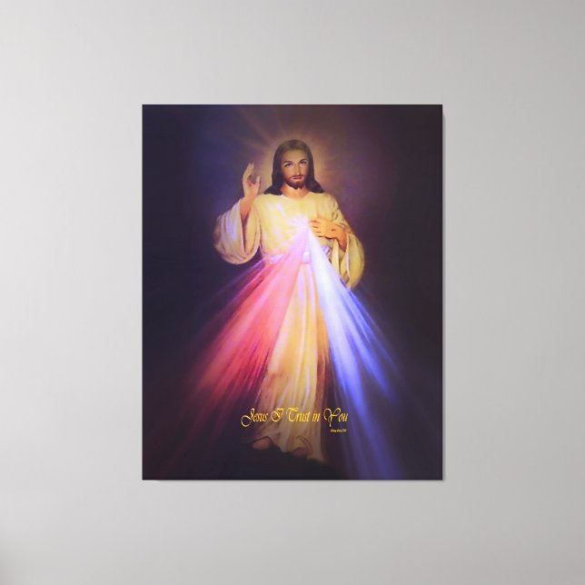 Divine Mercy Canvas Print (Front)