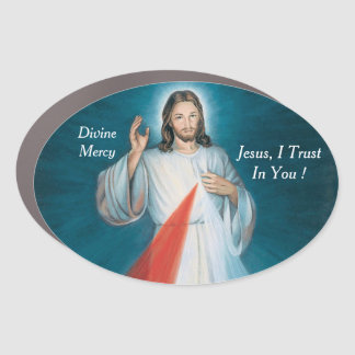 divine mercy car magnet