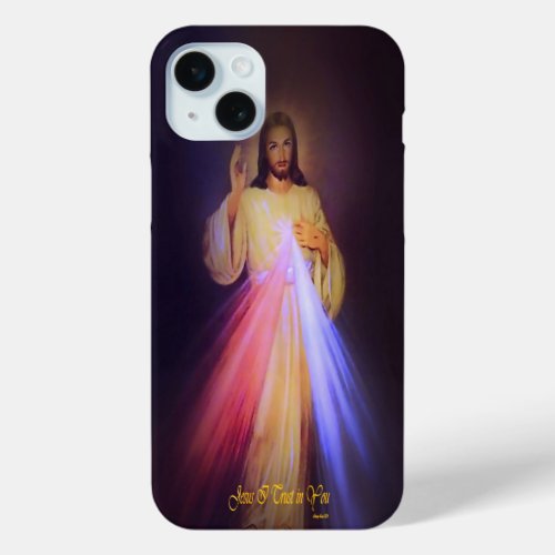 Divine Mercy iPhone 15 Plus Case