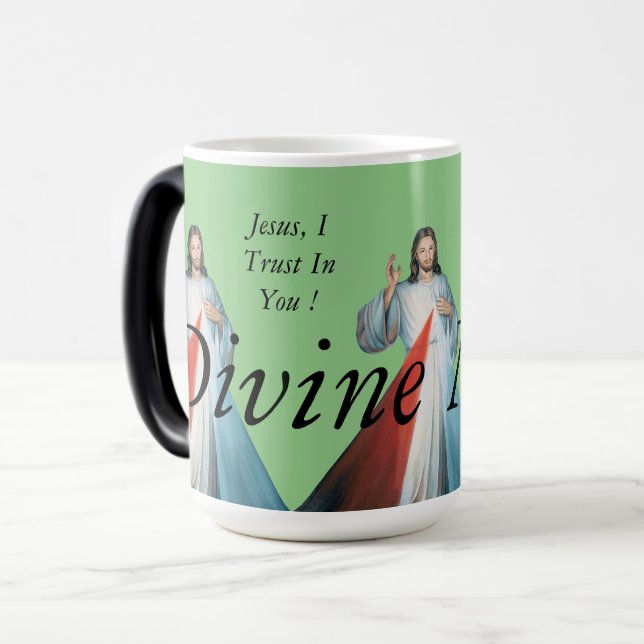 Divine Mercy Color Morph Mug (Front Left)