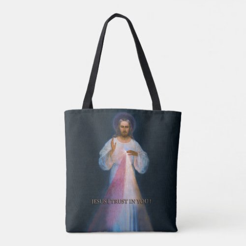 Divine Mercy Devotion original Vilnius Image Tote Bag