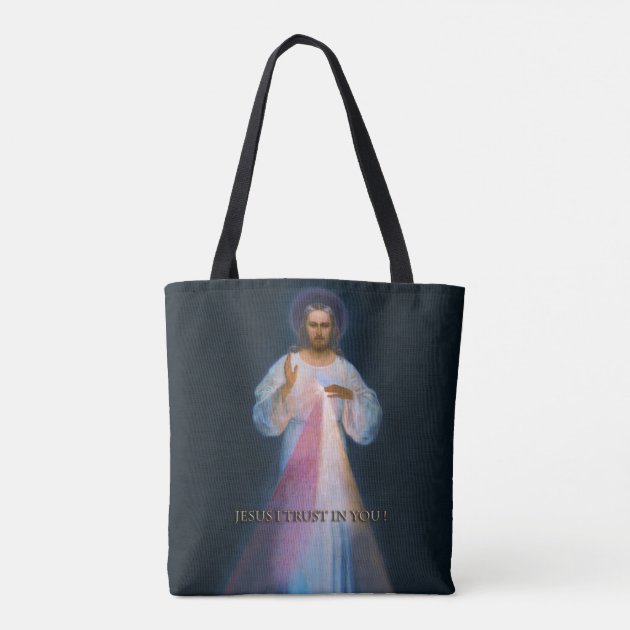 Divine Mercy Devotion original Vilnius Image. Tote Bag Zazzle