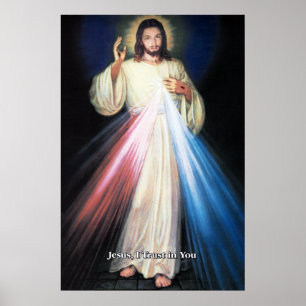 Divine Mercy Devotional Image. Poster