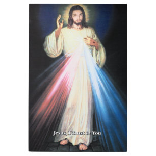 Divine Mercy Devotional Metal Image Print
