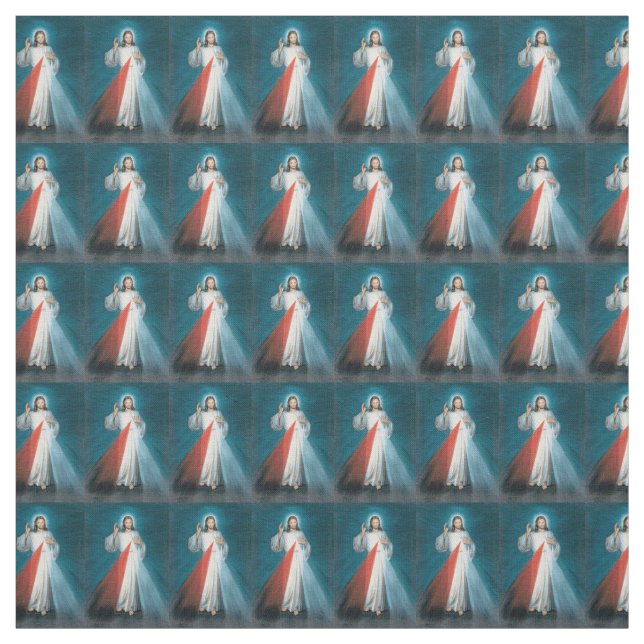 divine mercy fabric (Swatch)
