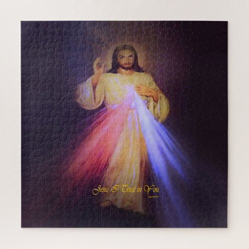 Divine Mercy Gold Jigsaw Puzzle