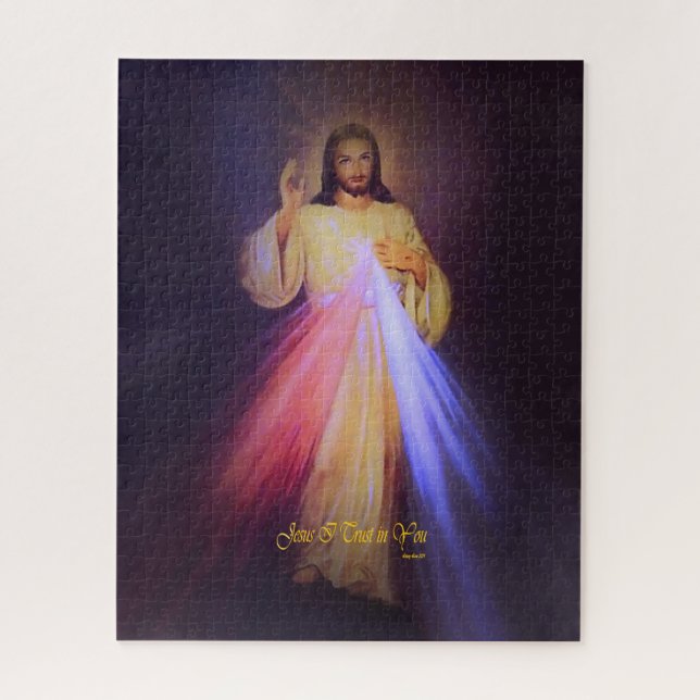 Divine Mercy Gold Jigsaw Puzzle (Vertical)