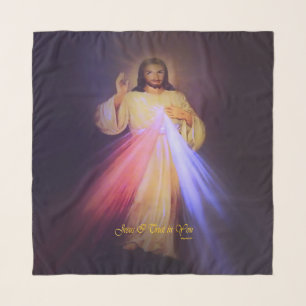 Divine Mercy Gold Scarf