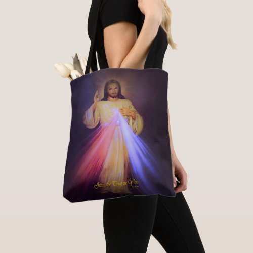 Divine Mercy Gold Tote Bag