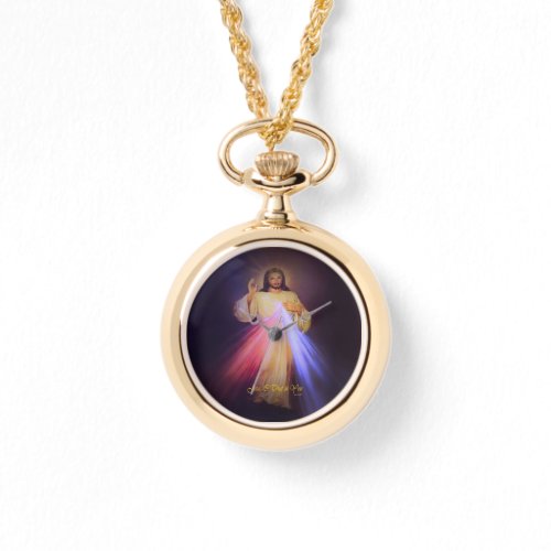 Divine Mercy Gold Watch