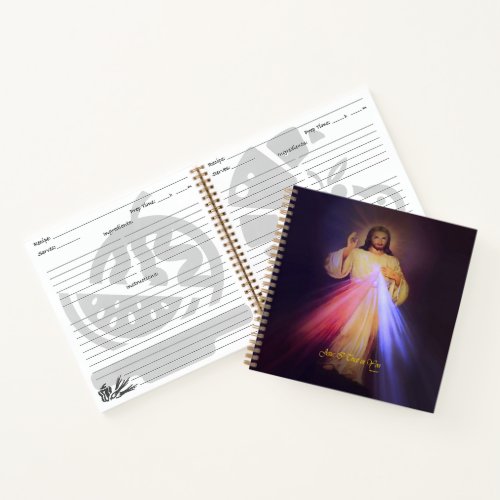Divine Mercy Gold with Chaplet Prayer Notebook